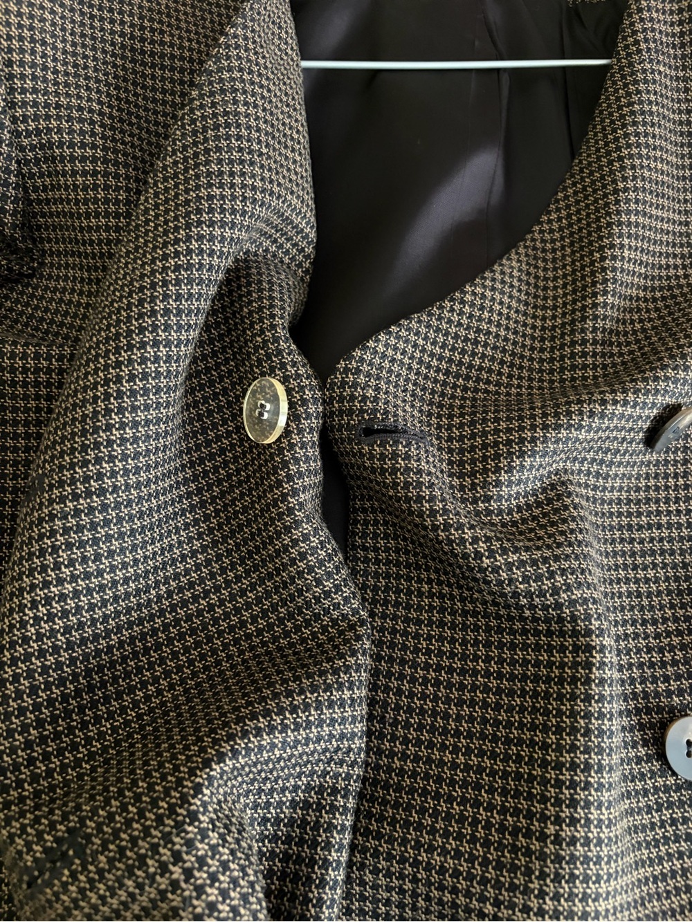Saville -Rena Rowan 90s Brown/black tweed jacket sz 18W .. made in USA πΊπΈ - Picture 10 of 12